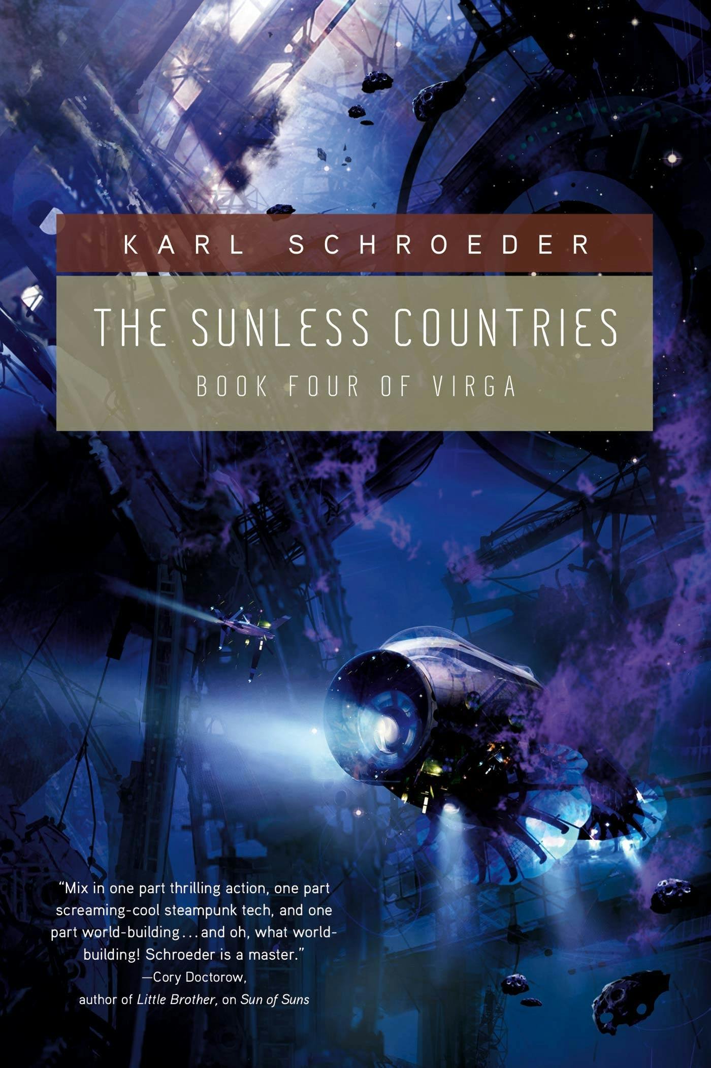 Cover for the book titled as: The Sunless Countries