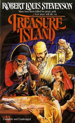 Dr. Livesey shows Trelawney to the pirates - Treasure Island