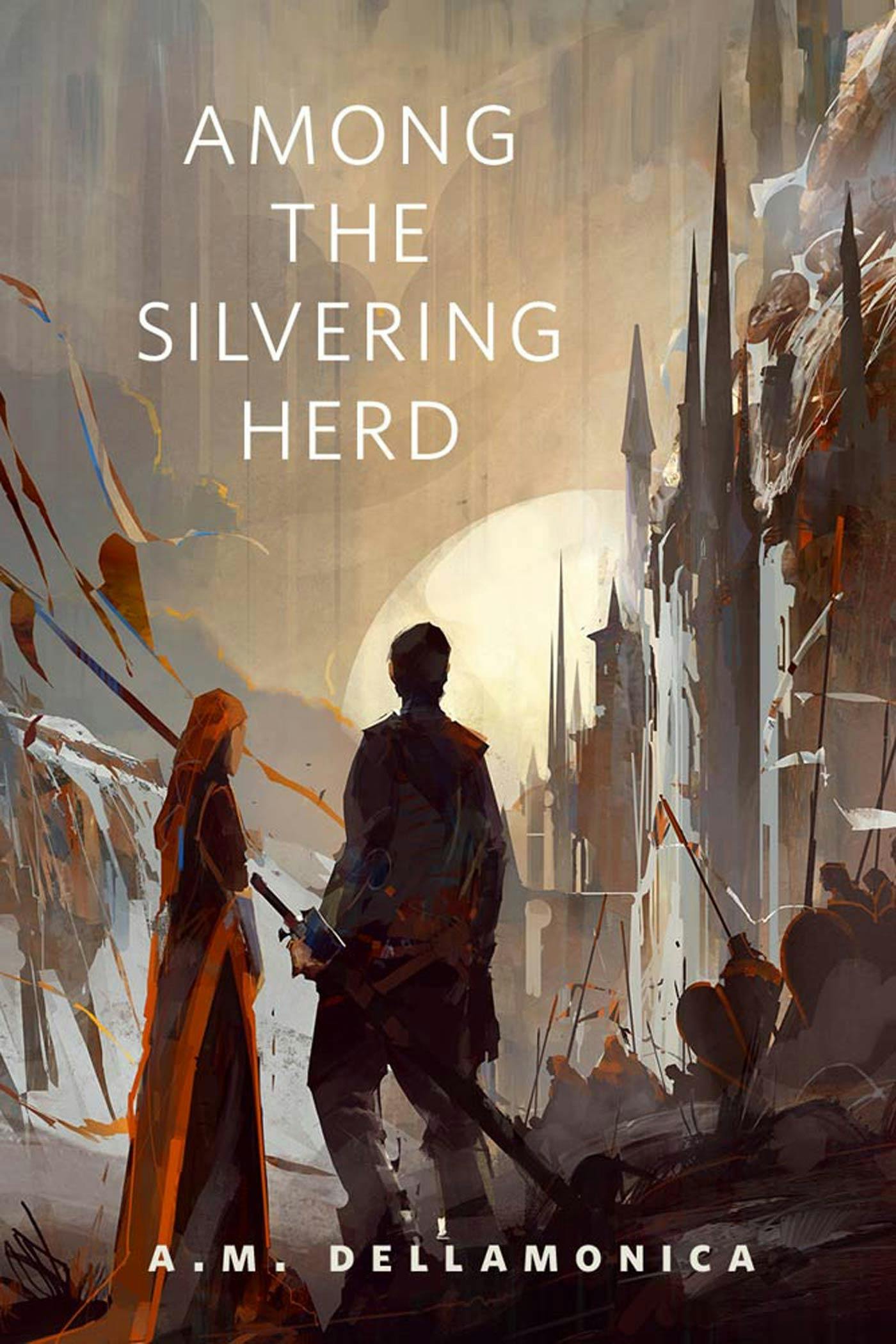 Cover for the book titled as: Among the Silvering Herd