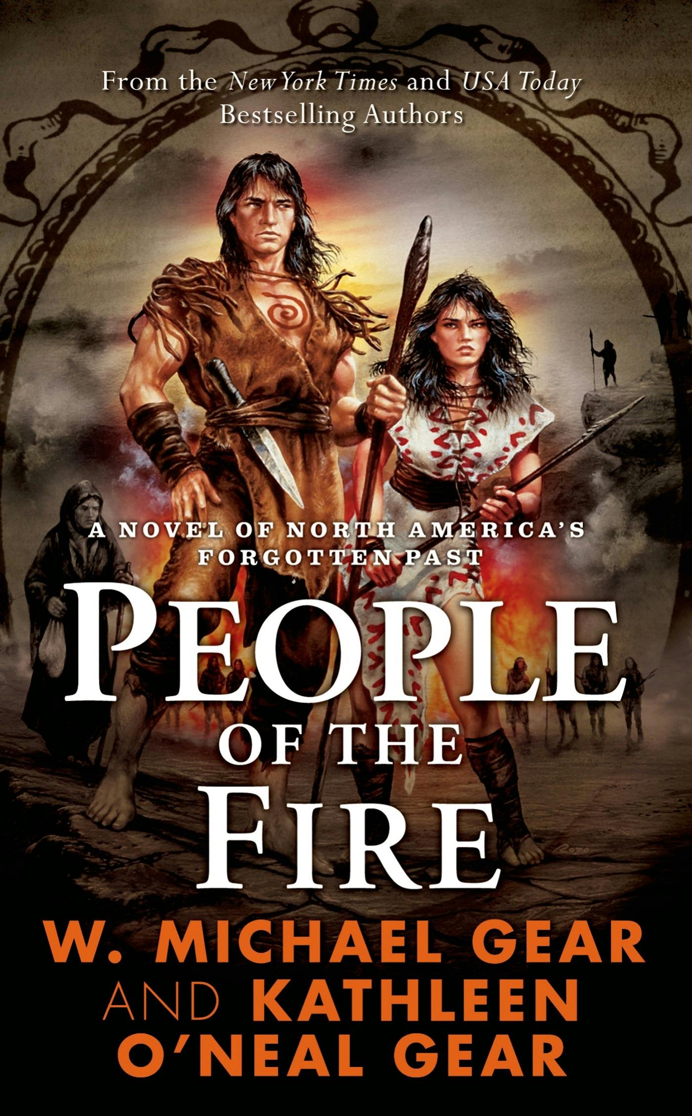 Cover for the book titled as: People of the Fire