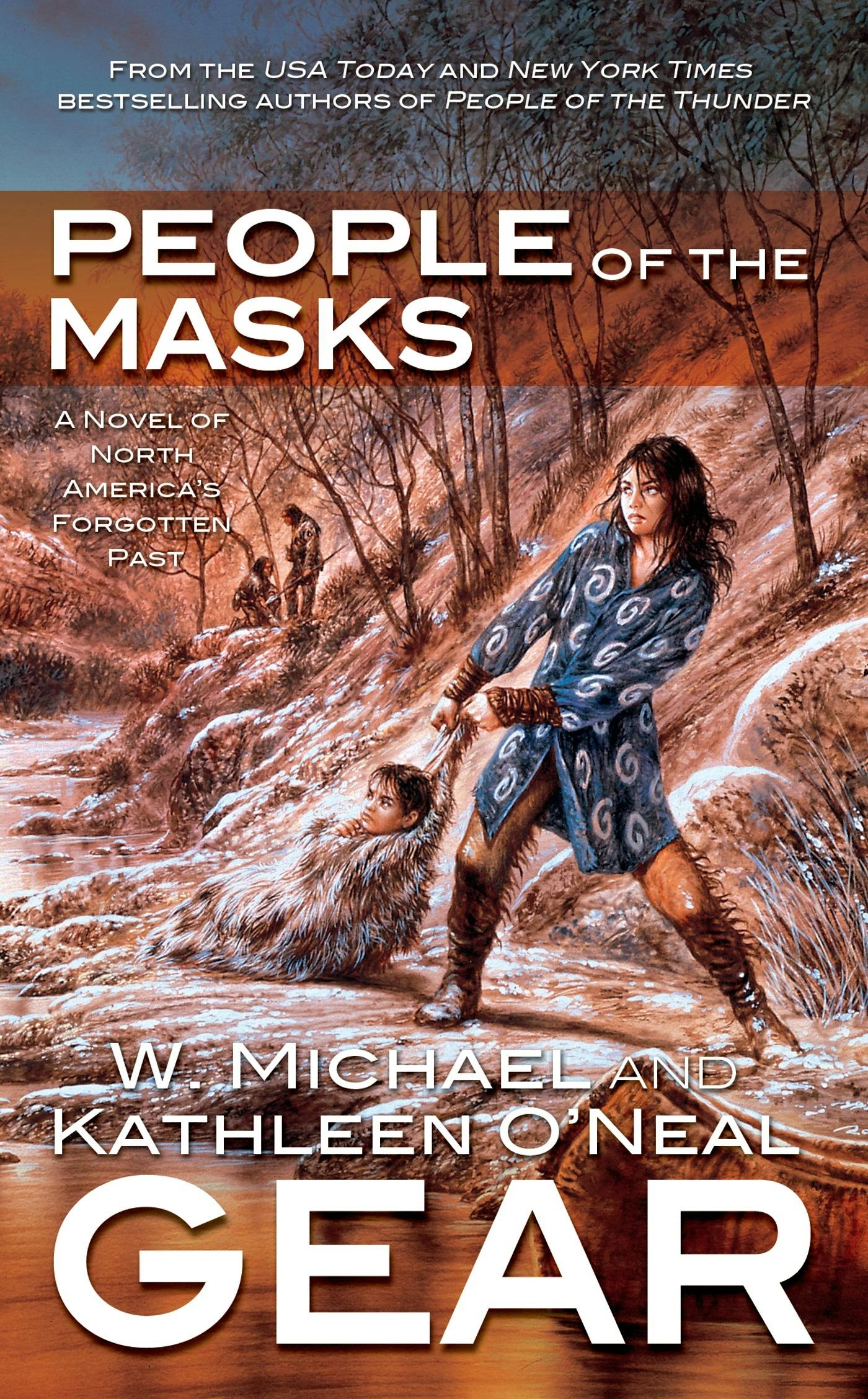 Cover for the book titled as: People of the Masks