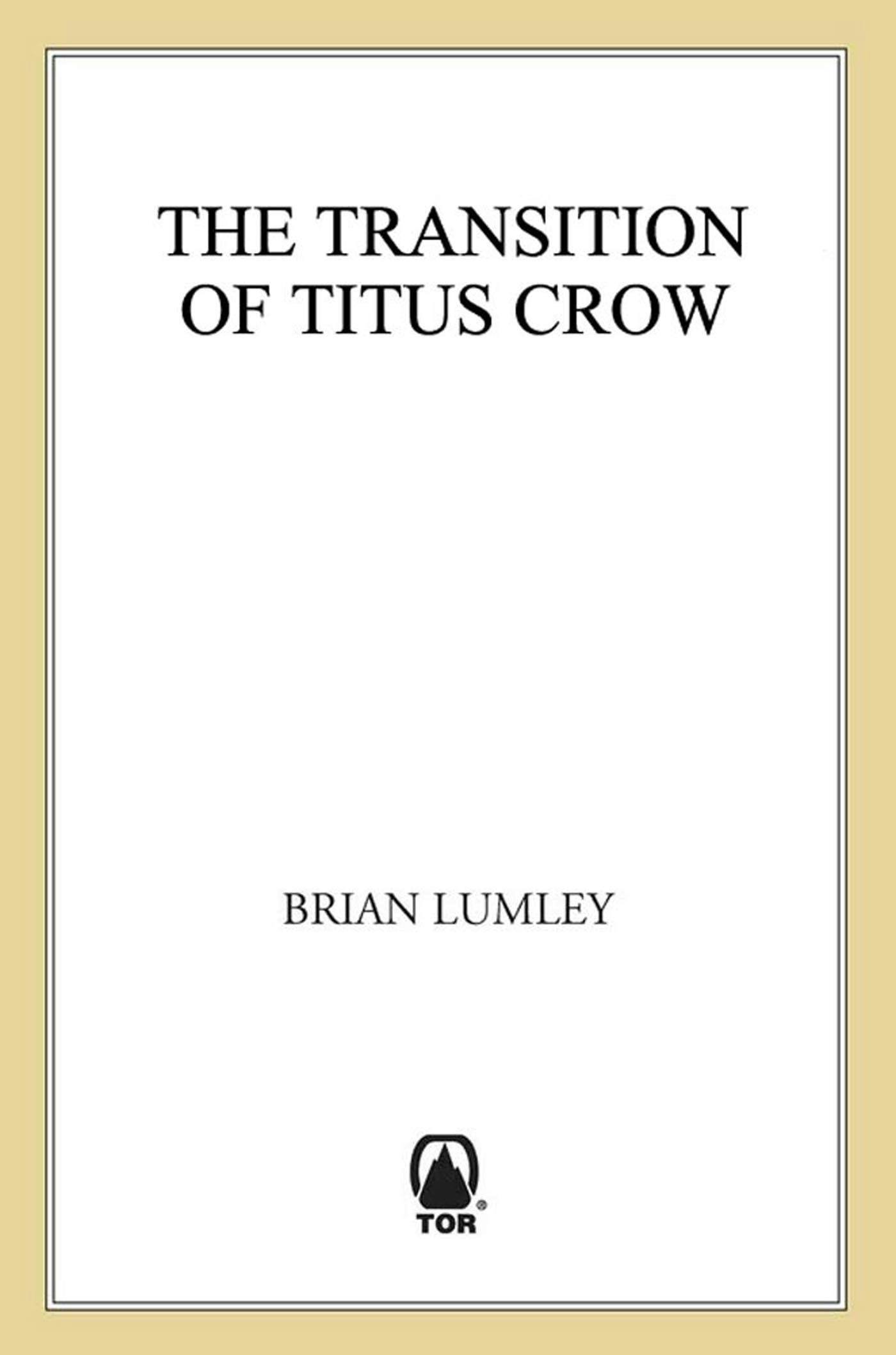 Cover for the book titled as: The Transition of Titus Crow