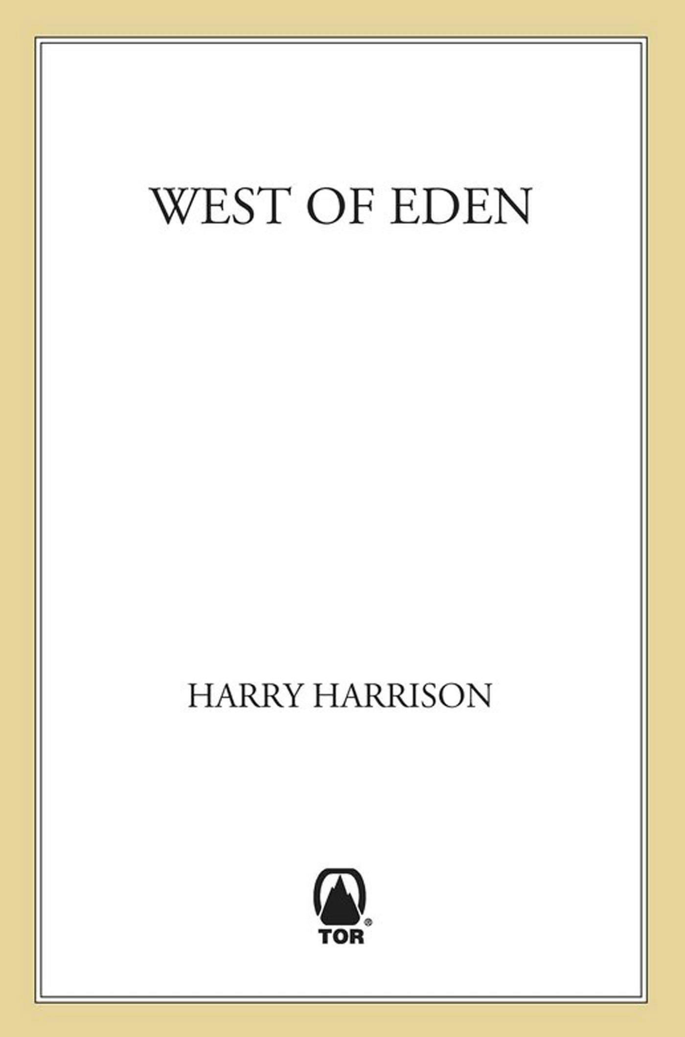 Cover for the book titled as: West of Eden