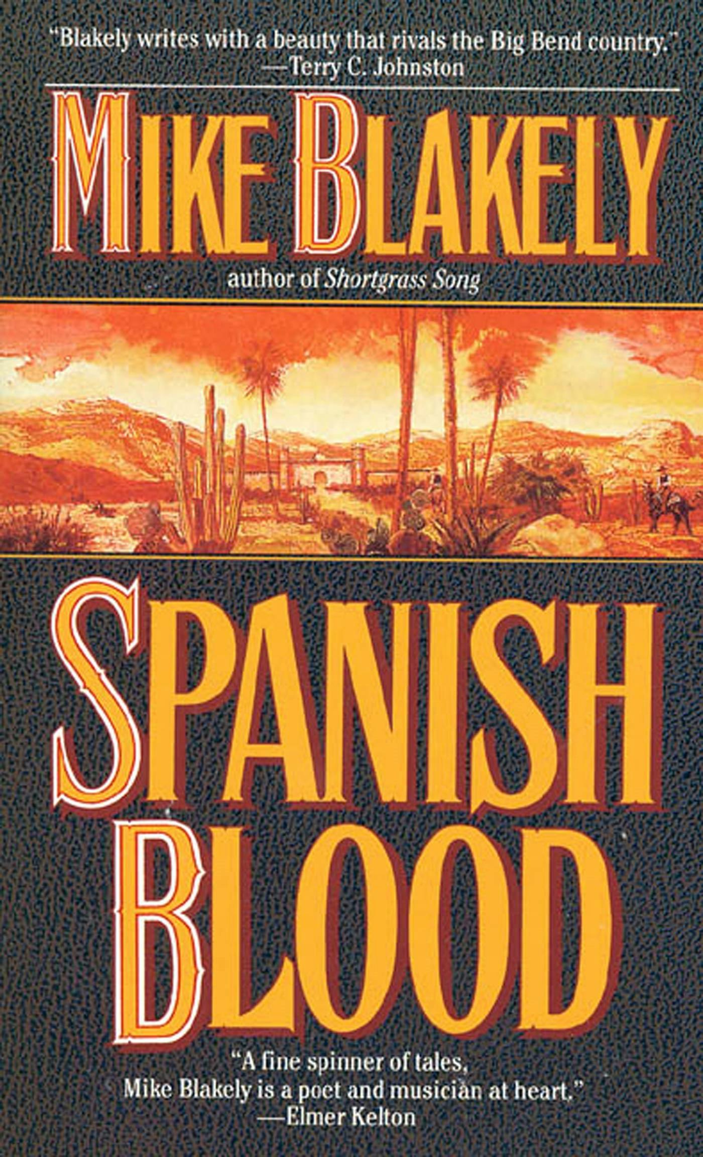 Cover for the book titled as: Spanish Blood