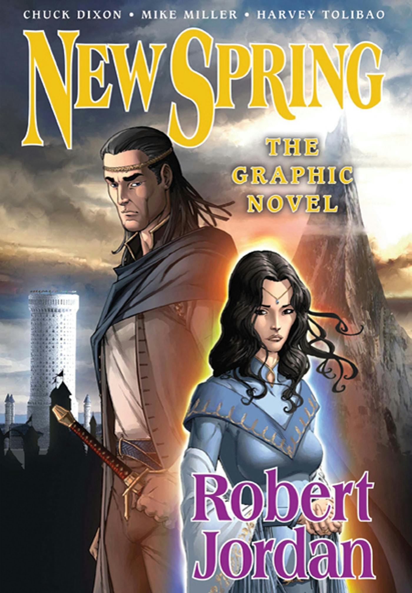 Cover for the book titled as: New Spring: The Graphic Novel