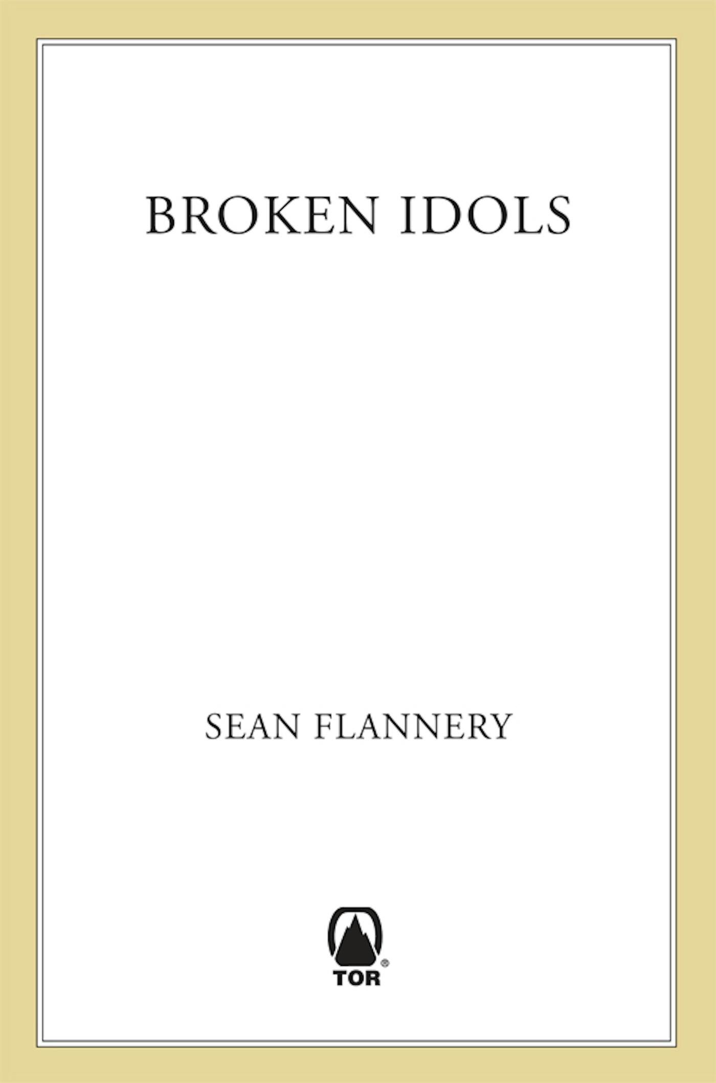 Cover for the book titled as: Broken Idols