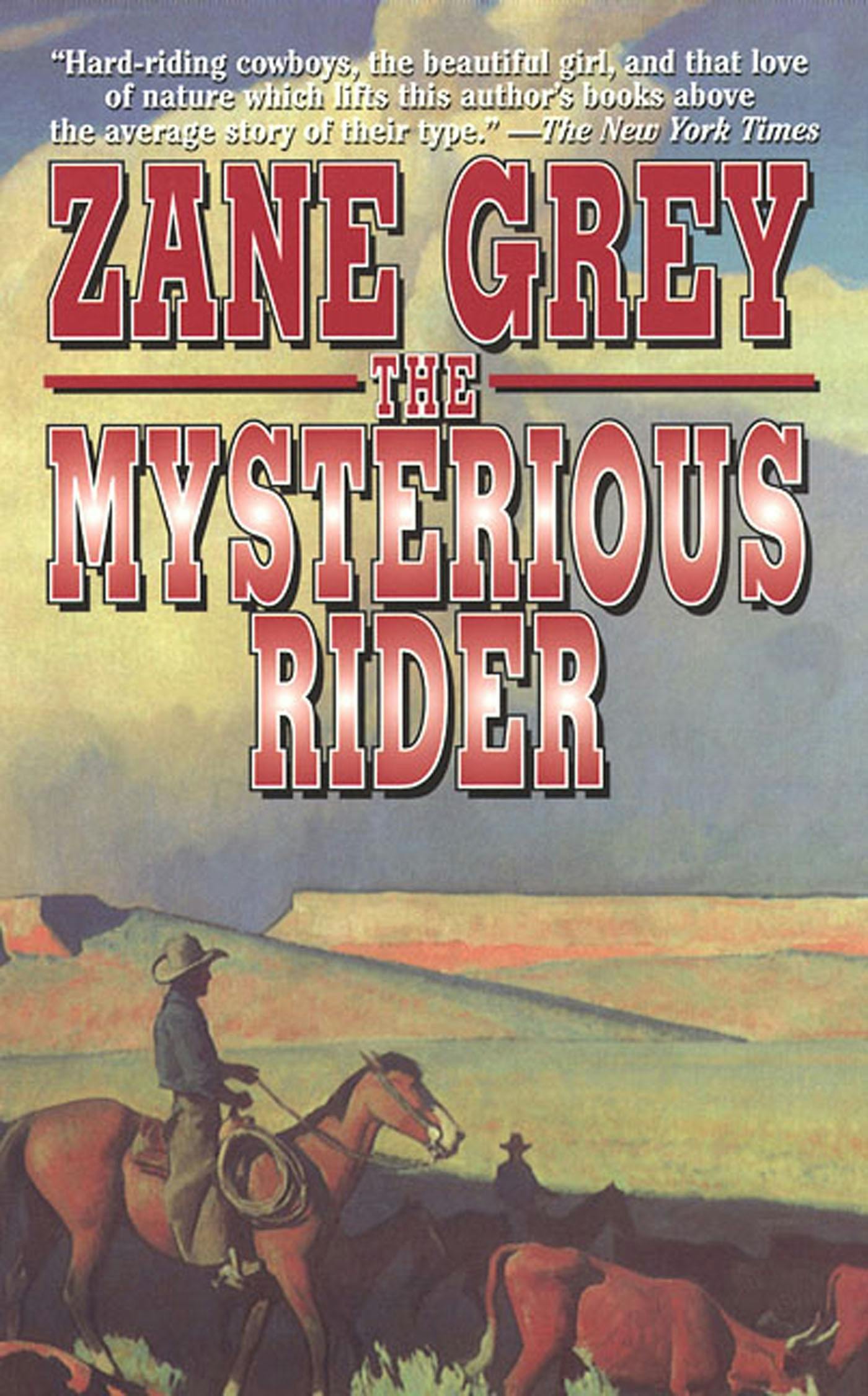 Cover for the book titled as: The Mysterious Rider