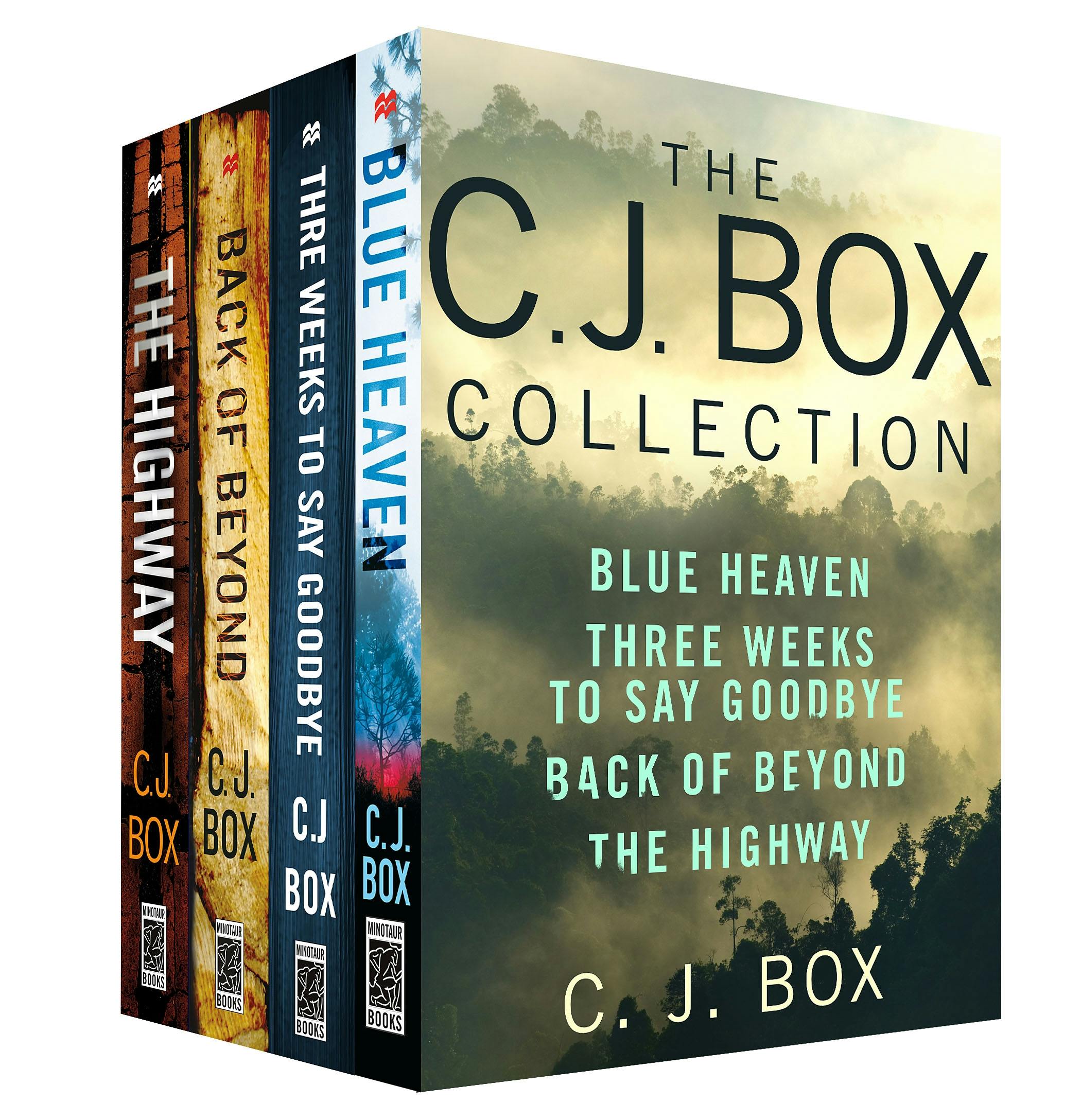 C.J. Box Hardcover Illustrated Fiction Books with Dust Jacket for