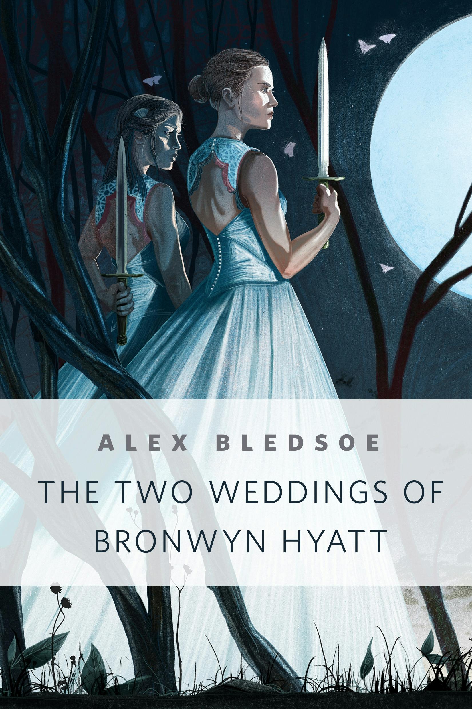 Cover for the book titled as: The Two Weddings of Bronwyn Hyatt