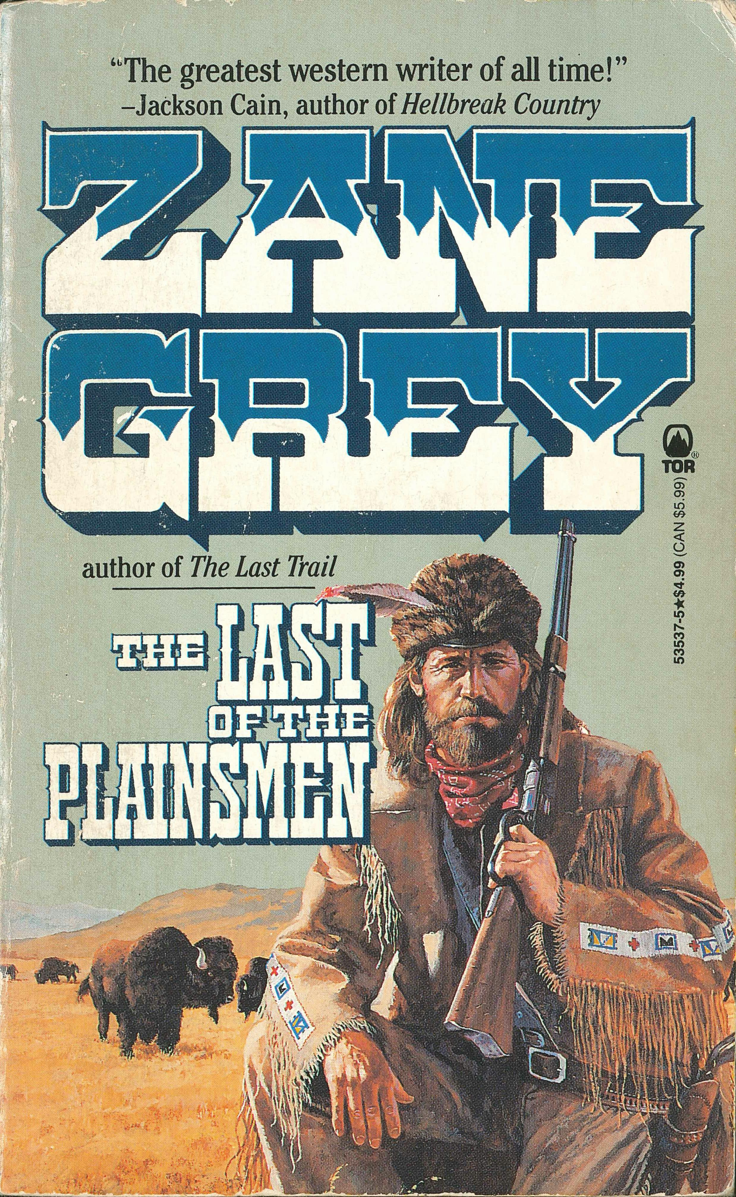 Cover for the book titled as: The Last of the Plainsmen