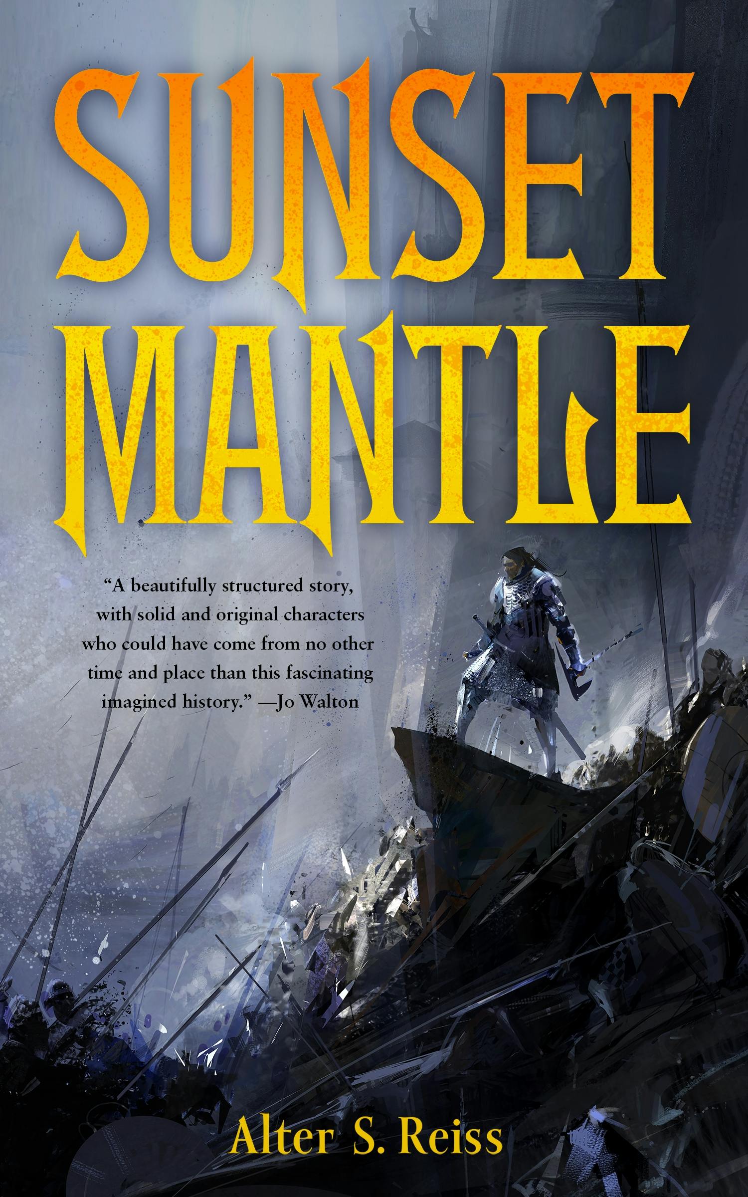 Cover for the book titled as: Sunset Mantle